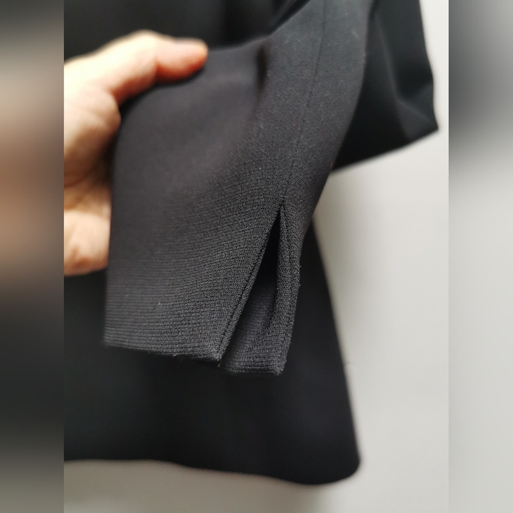 Clavin Klein Women's  2 Bottoms Blazer Black Size 6, 18" ptp - Picture 7 of 9